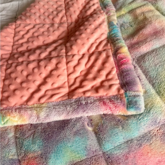 Rainbow Unicorn Weighted Blanket - Glow in the dark - Picture 5 of 6